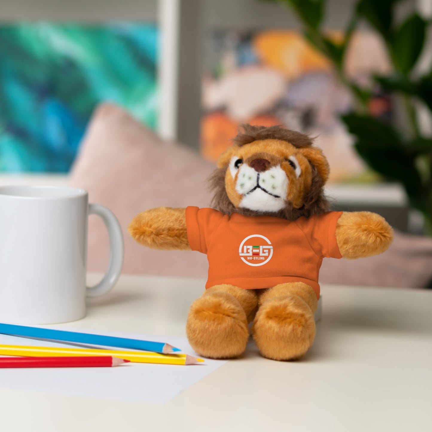 BEG Wrestling Stuffed Animals with Tee