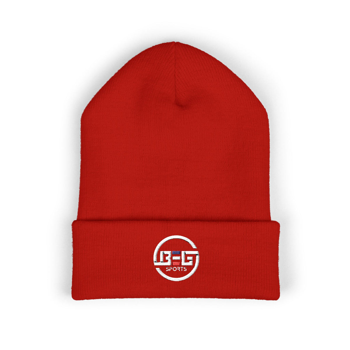 BEGnie Embroidered Classic Cuffed Beanie – Minimal Logo Knit Hat