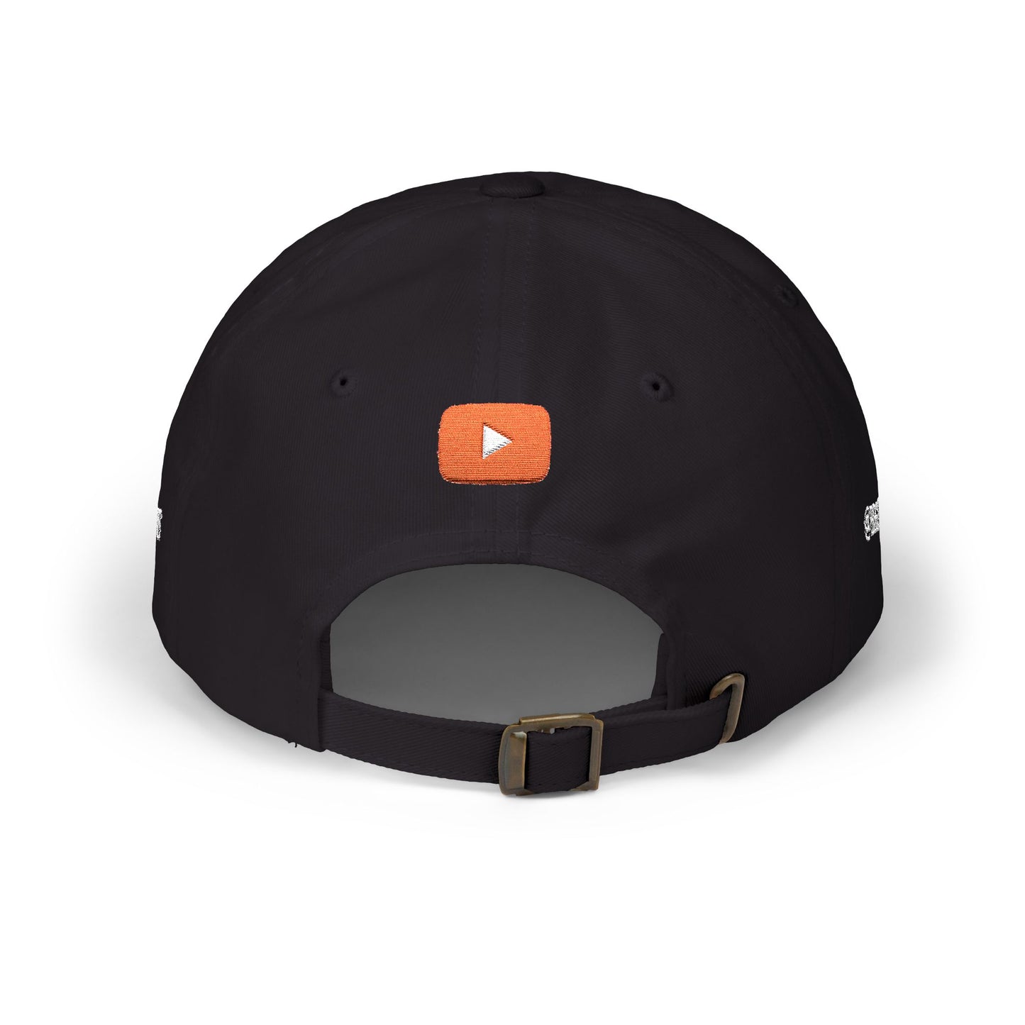 BEG Sports Embroidered Retro Sports Dad Cap with YouTube Play Button