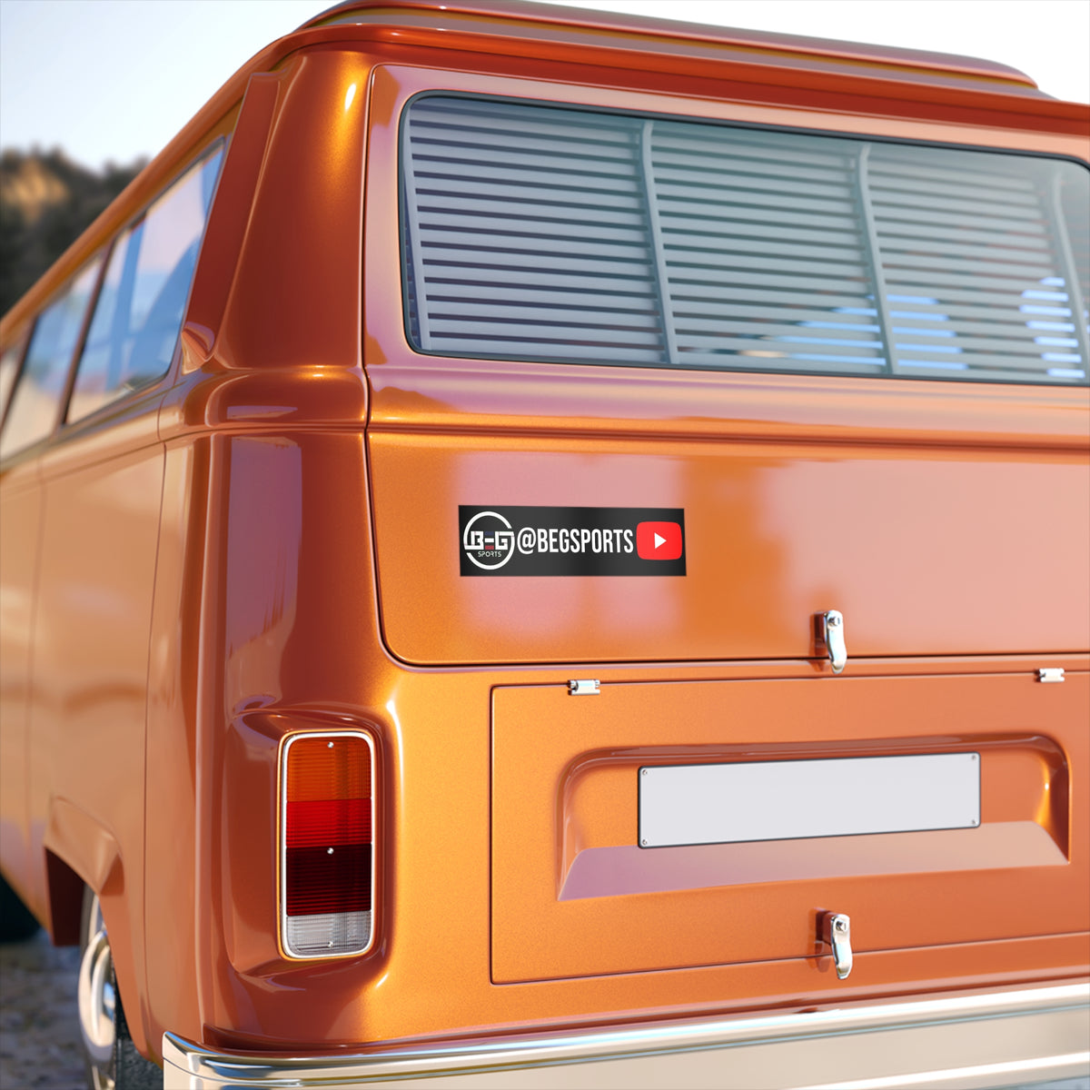 Bumper Sticker — @BEGSPORTS YouTube Logo Decal