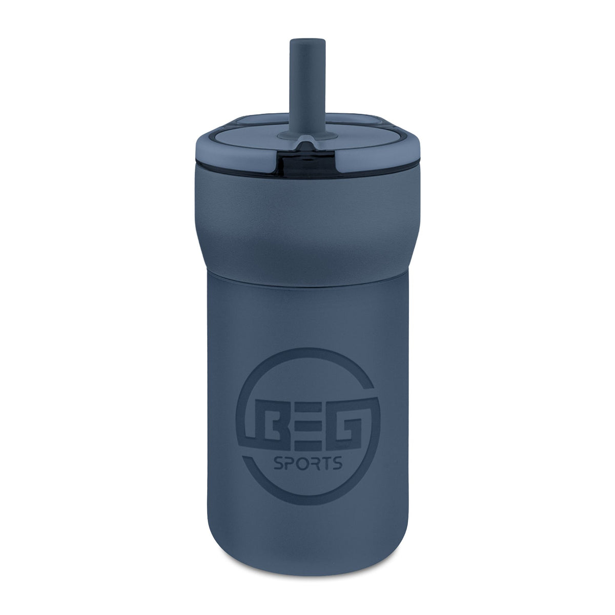 BEG Kids 12oz Leakproof Straw Tumbler — Engraved Insulated Spill‑Proof Cup