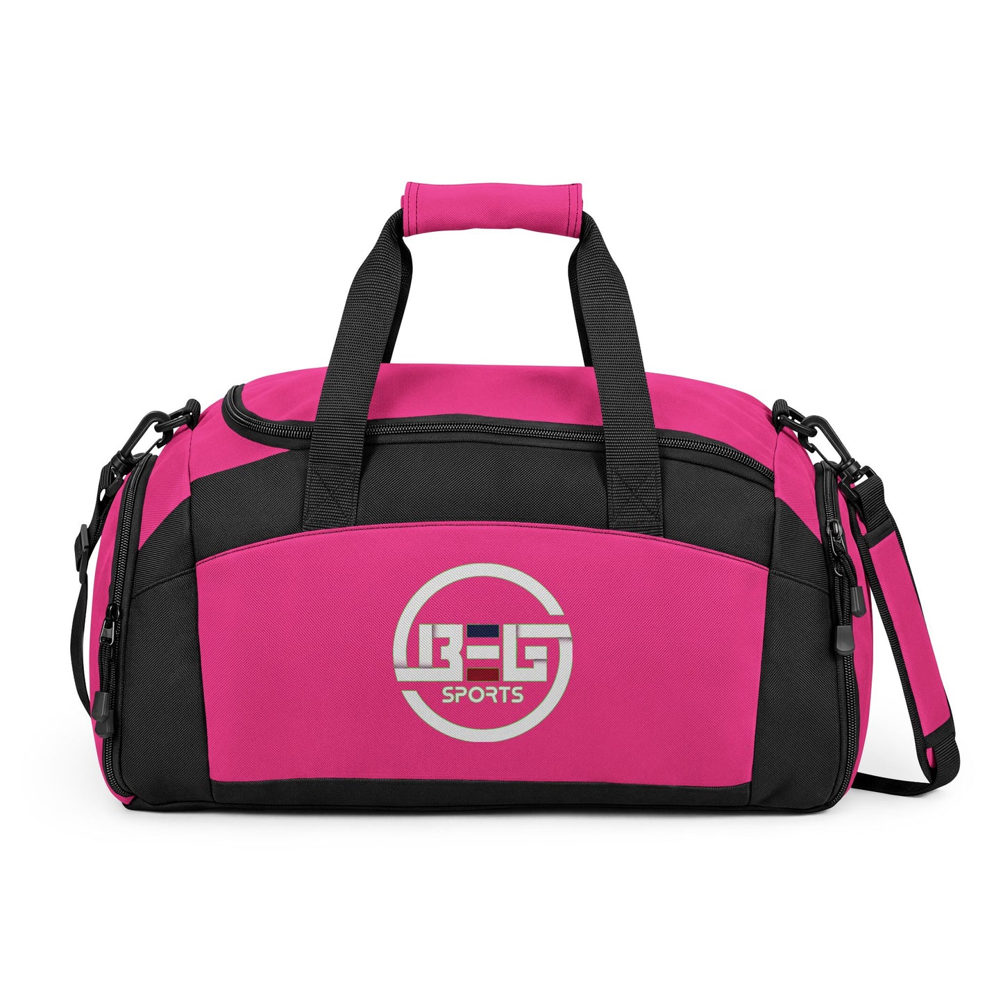 BEG Sports Athletic Gym Bag with 'L2-G Sports' Logo — Durable Duffle for Workouts & Travel