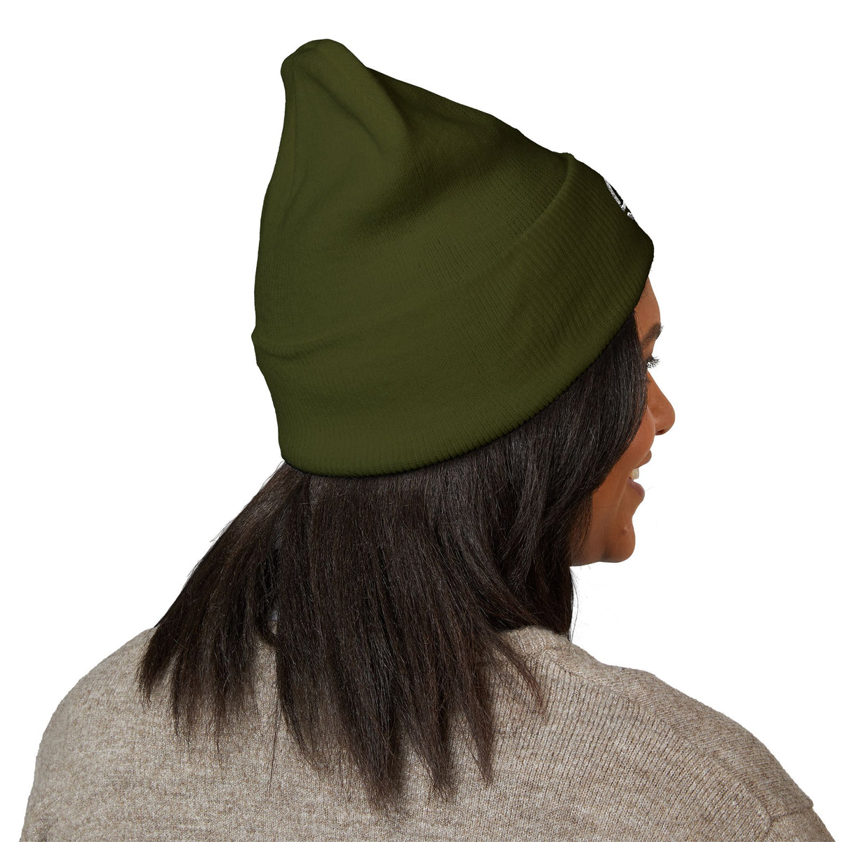 BEGnie Embroidered Classic Cuffed Beanie – Minimal Logo Knit Hat