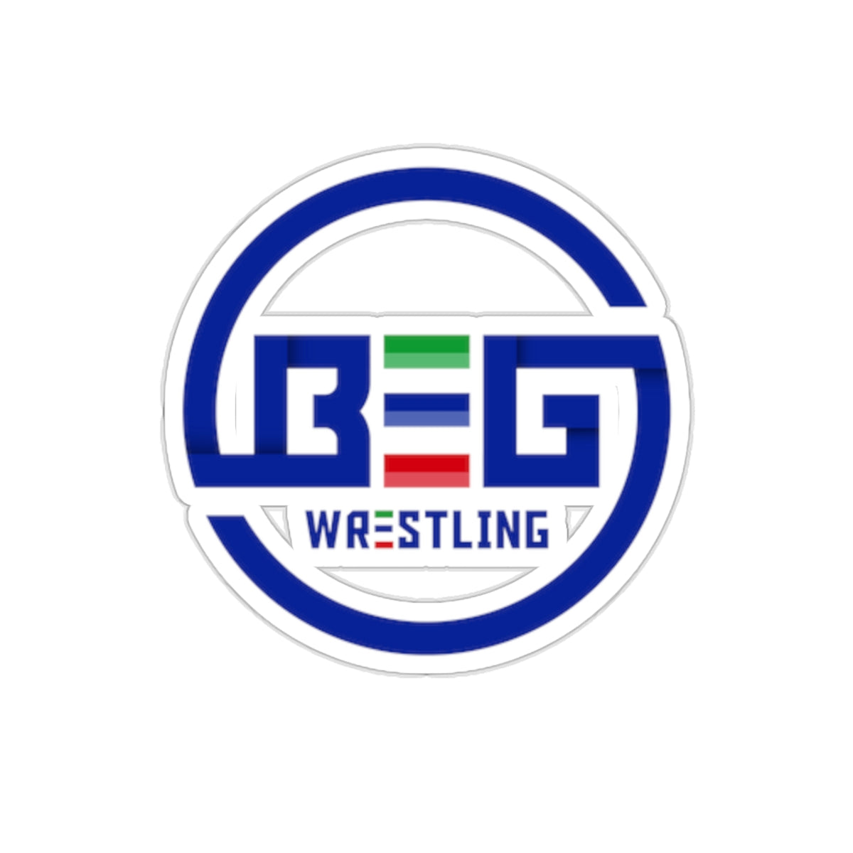 BEG Wrestling Logo Stickers