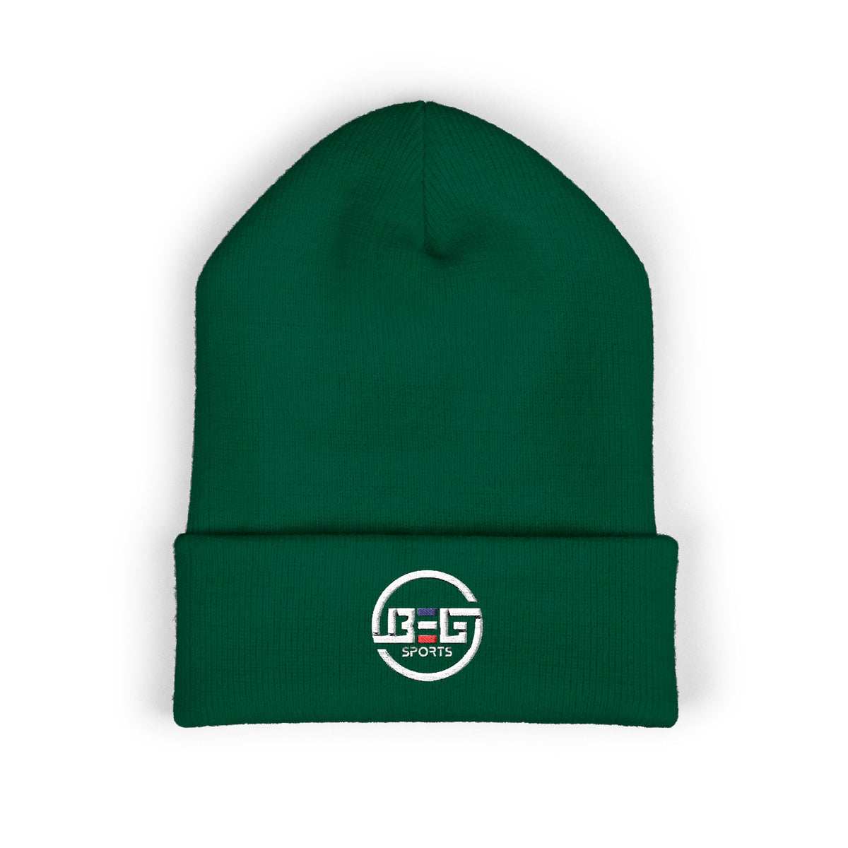 BEGnie Embroidered Classic Cuffed Beanie – Minimal Logo Knit Hat