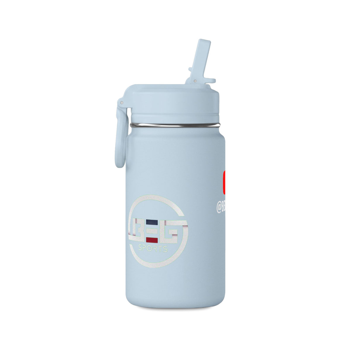 14oz Mini Water Bottle with Straw — BEG Sports