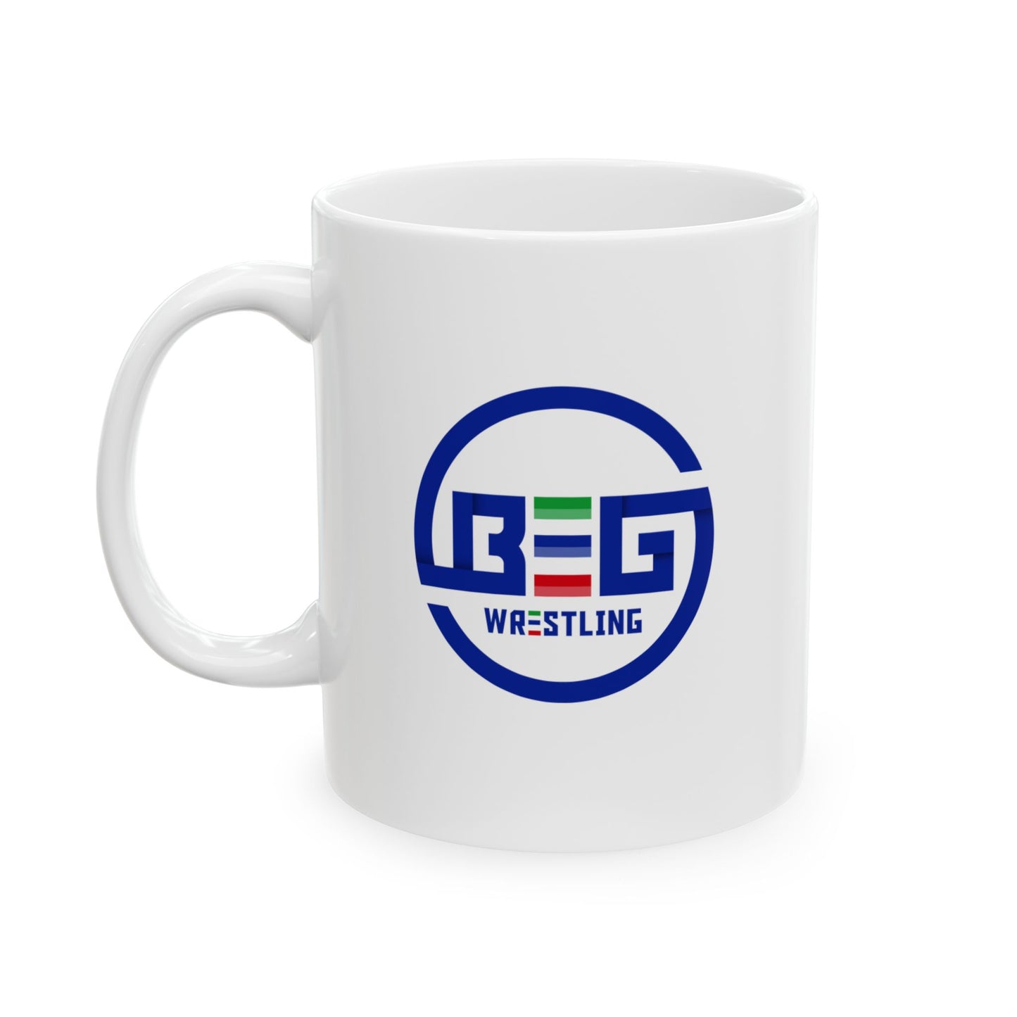 BEG Wrestling Ceramic Mug, (11oz, 15oz)