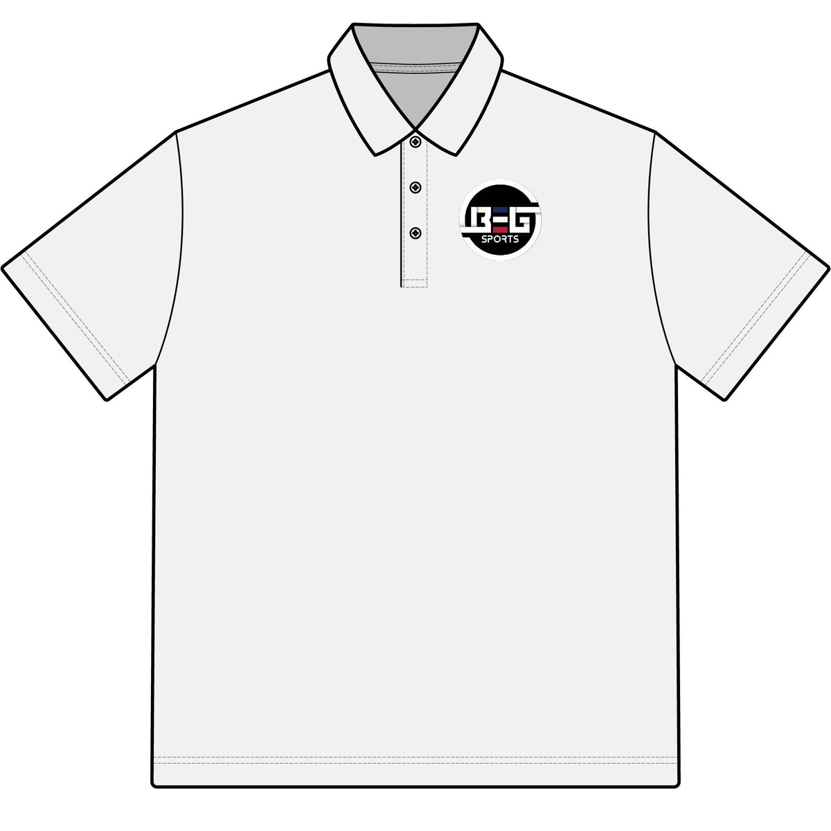 BEG Sports Dry Zone Colorblock Ottoman Polo Shirt