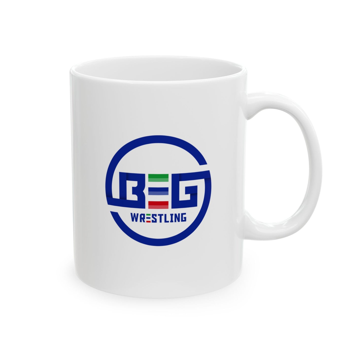 BEG Wrestling Ceramic Mug, (11oz, 15oz)