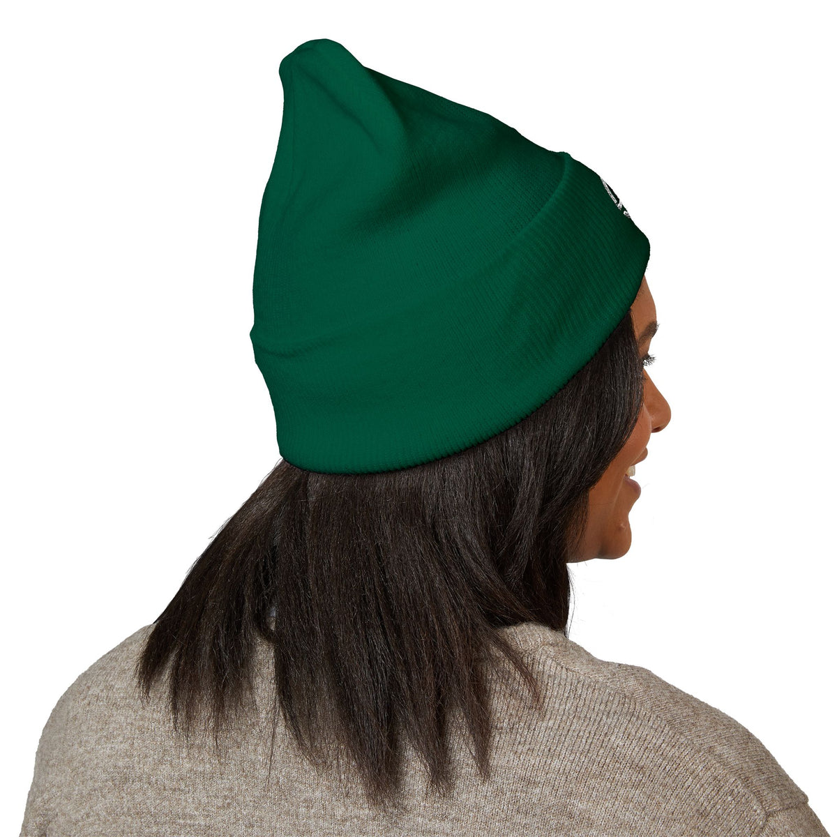 BEGnie Embroidered Classic Cuffed Beanie – Minimal Logo Knit Hat