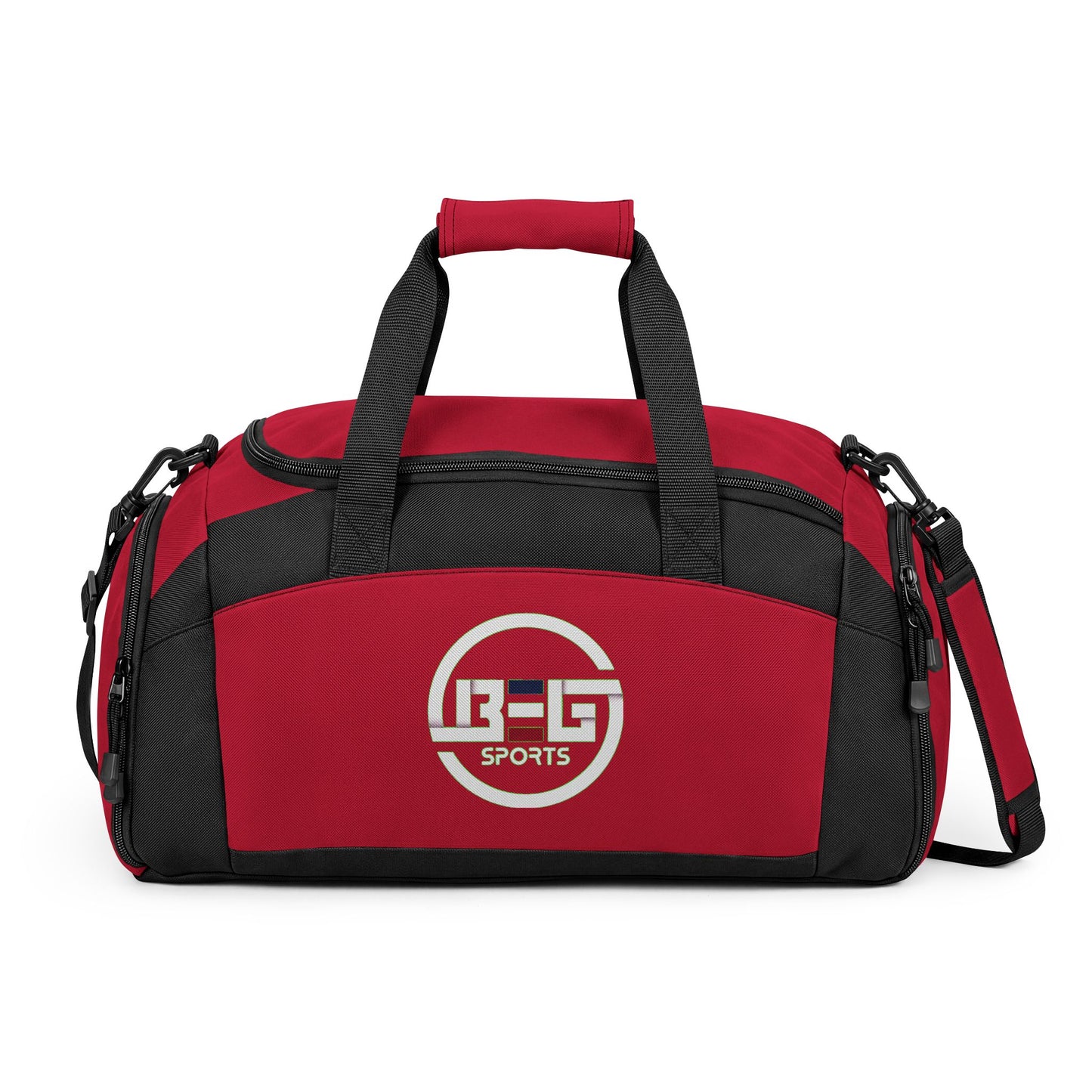 BEG Sports Athletic Gym Bag with 'L2-G Sports' Logo — Durable Duffle for Workouts & Travel