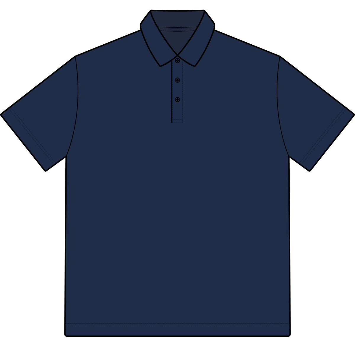 BEG Sports Dry Zone Colorblock Ottoman Polo Shirt
