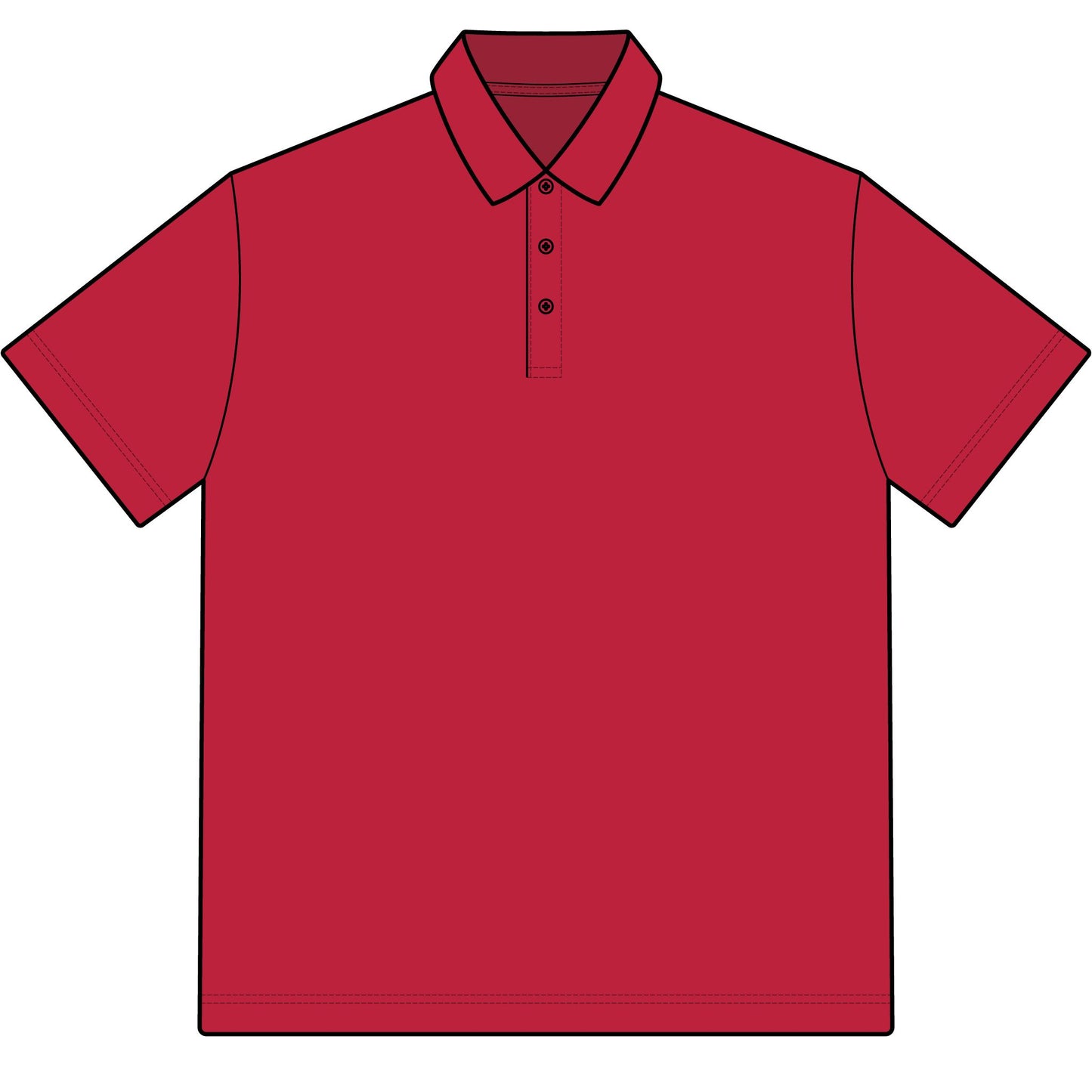 BEG Sports Dry Zone Colorblock Ottoman Polo Shirt