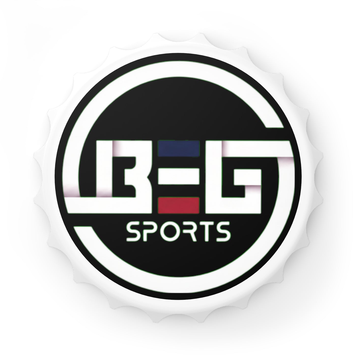 Bottle Opener - BEG Sports Logo Metal Cap Opener