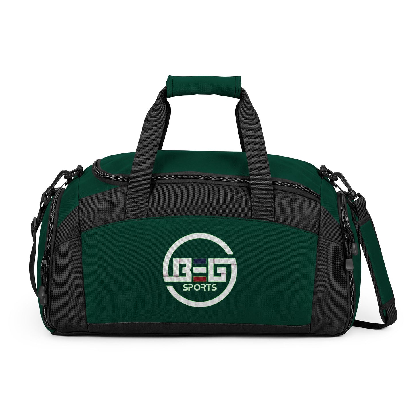 BEG Sports Athletic Gym Bag with 'L2-G Sports' Logo — Durable Duffle for Workouts & Travel
