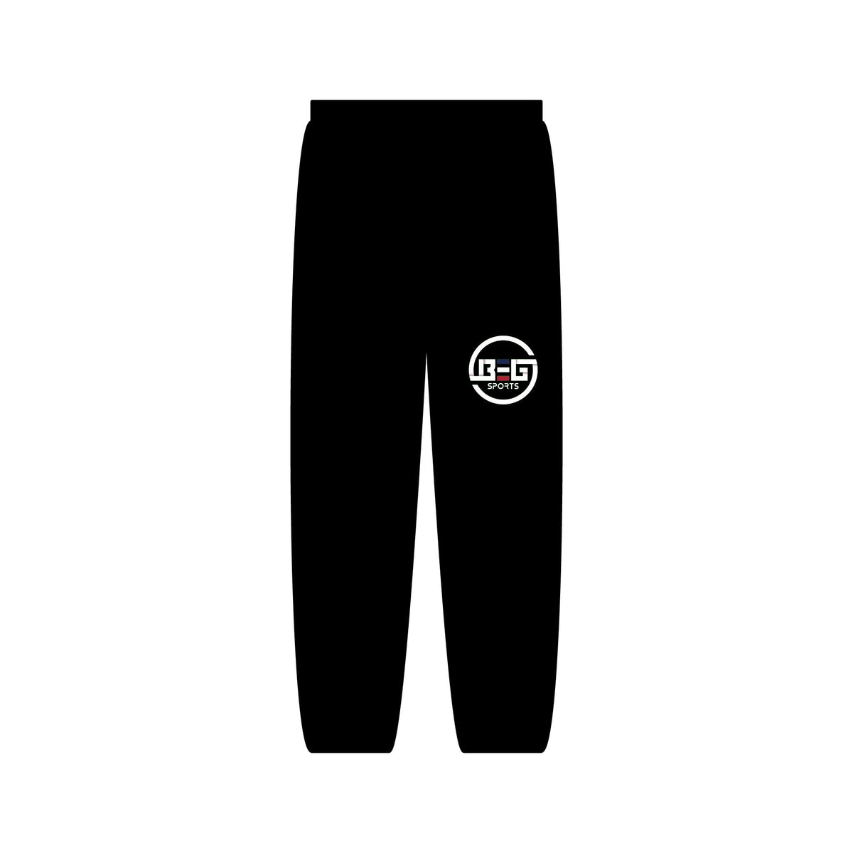 BEG Sports Logo Sweatpants - Joggers with Retro Circle Emblem