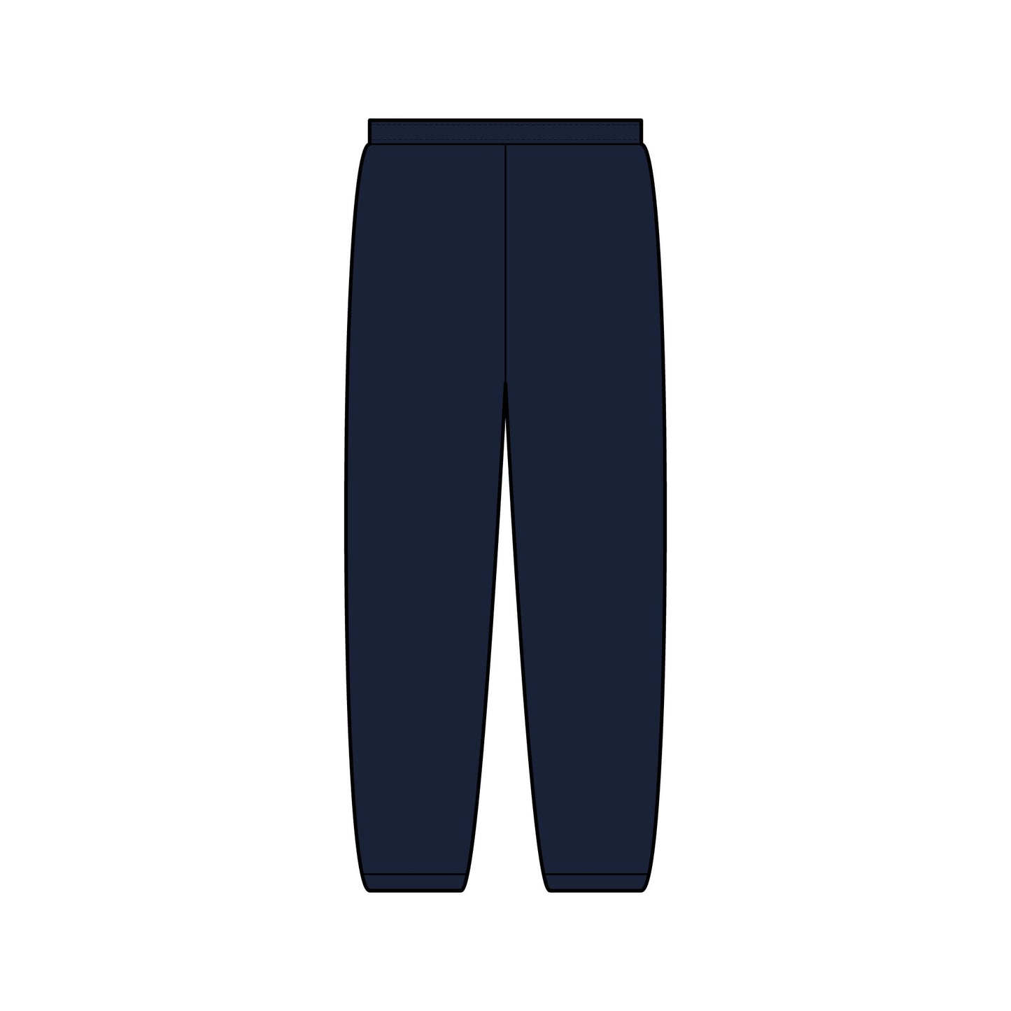 BEG Sports Logo Sweatpants - Joggers with Retro Circle Emblem