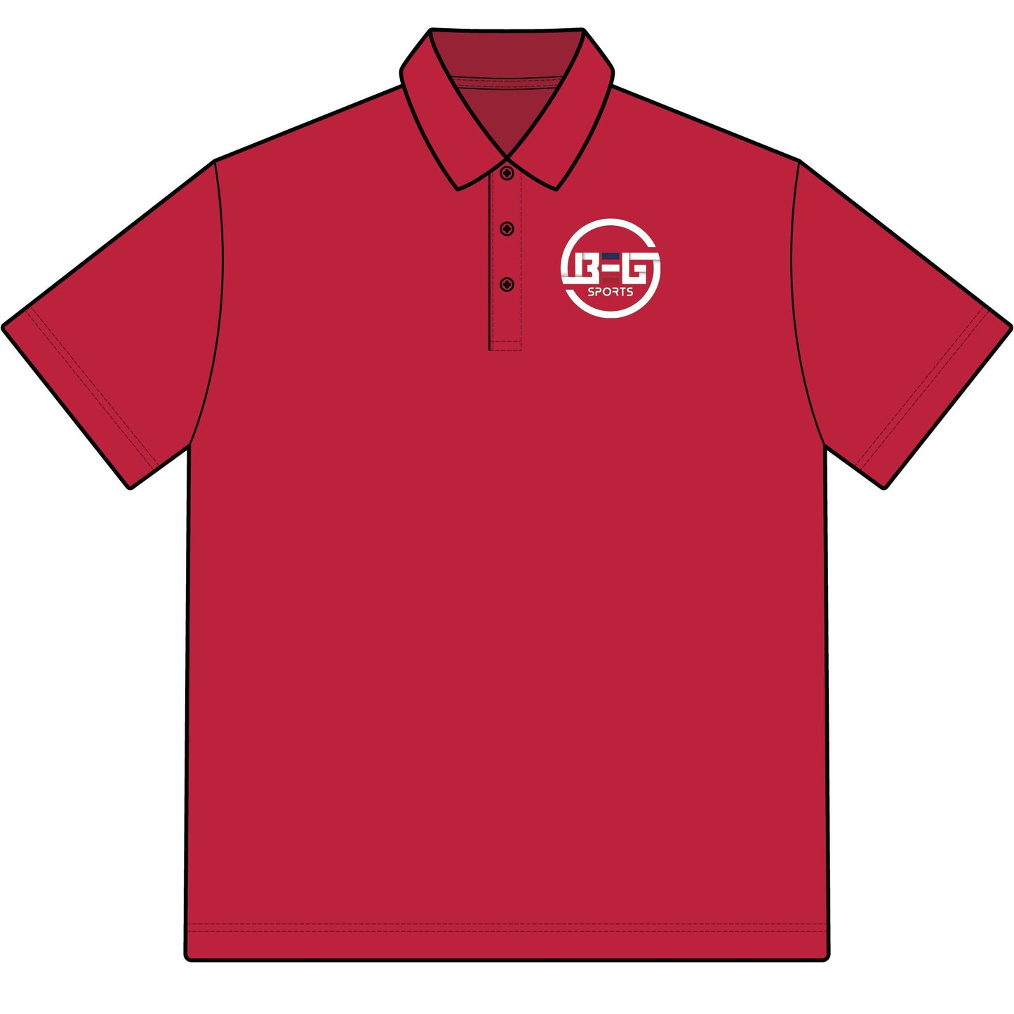 BEG Sports Dry Zone Colorblock Ottoman Polo Shirt
