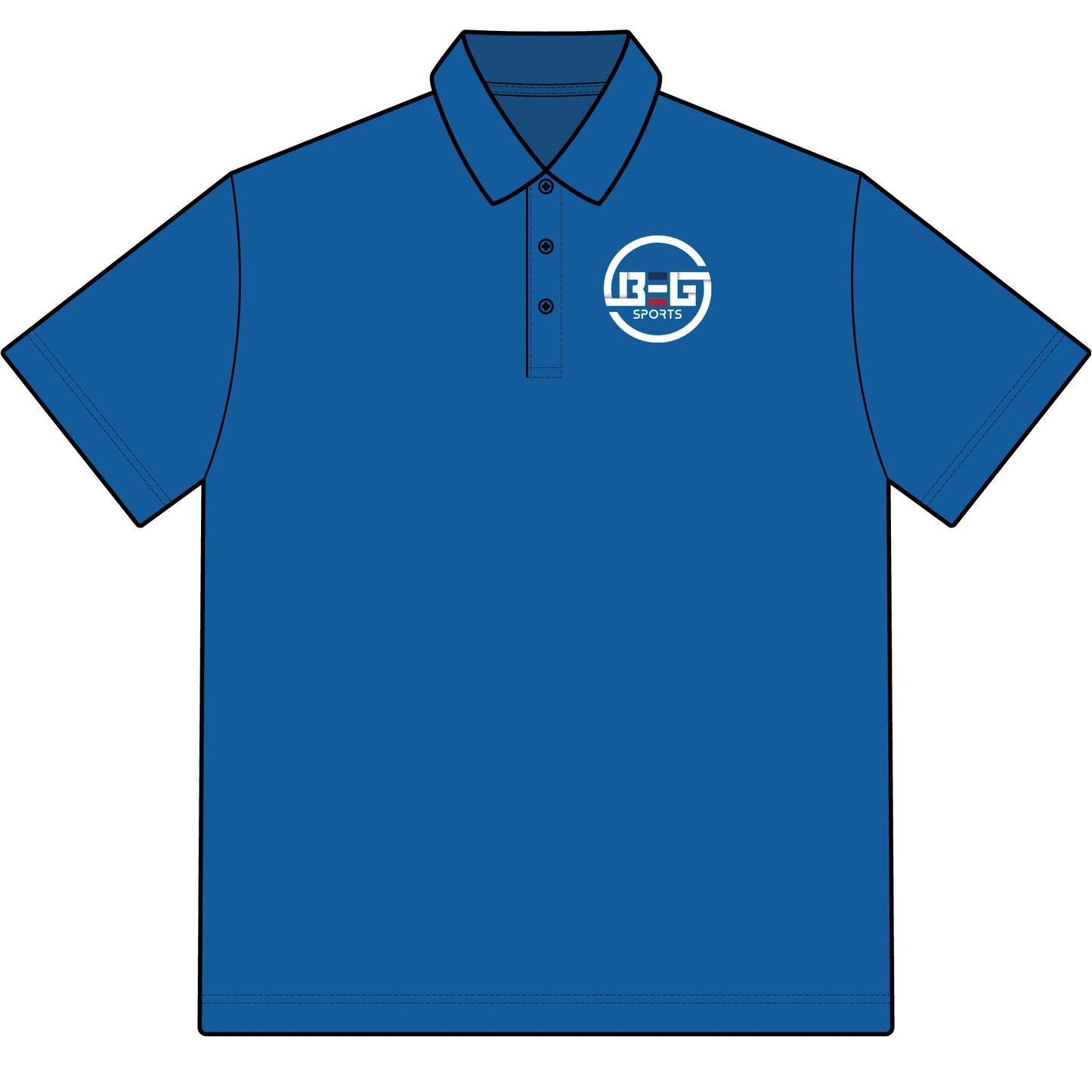BEG Sports Dry Zone Colorblock Ottoman Polo Shirt