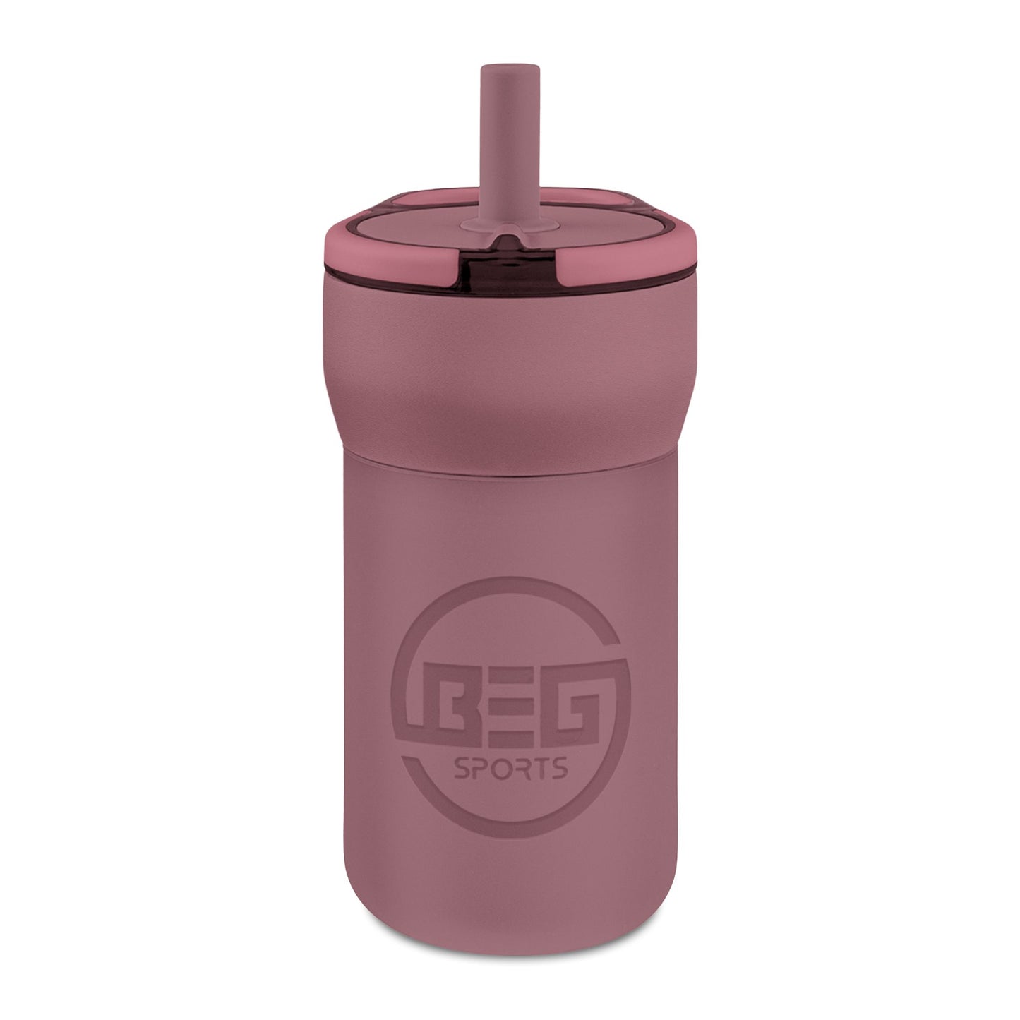 BEG Kids 12oz Leakproof Straw Tumbler — Engraved Insulated Spill‑Proof Cup