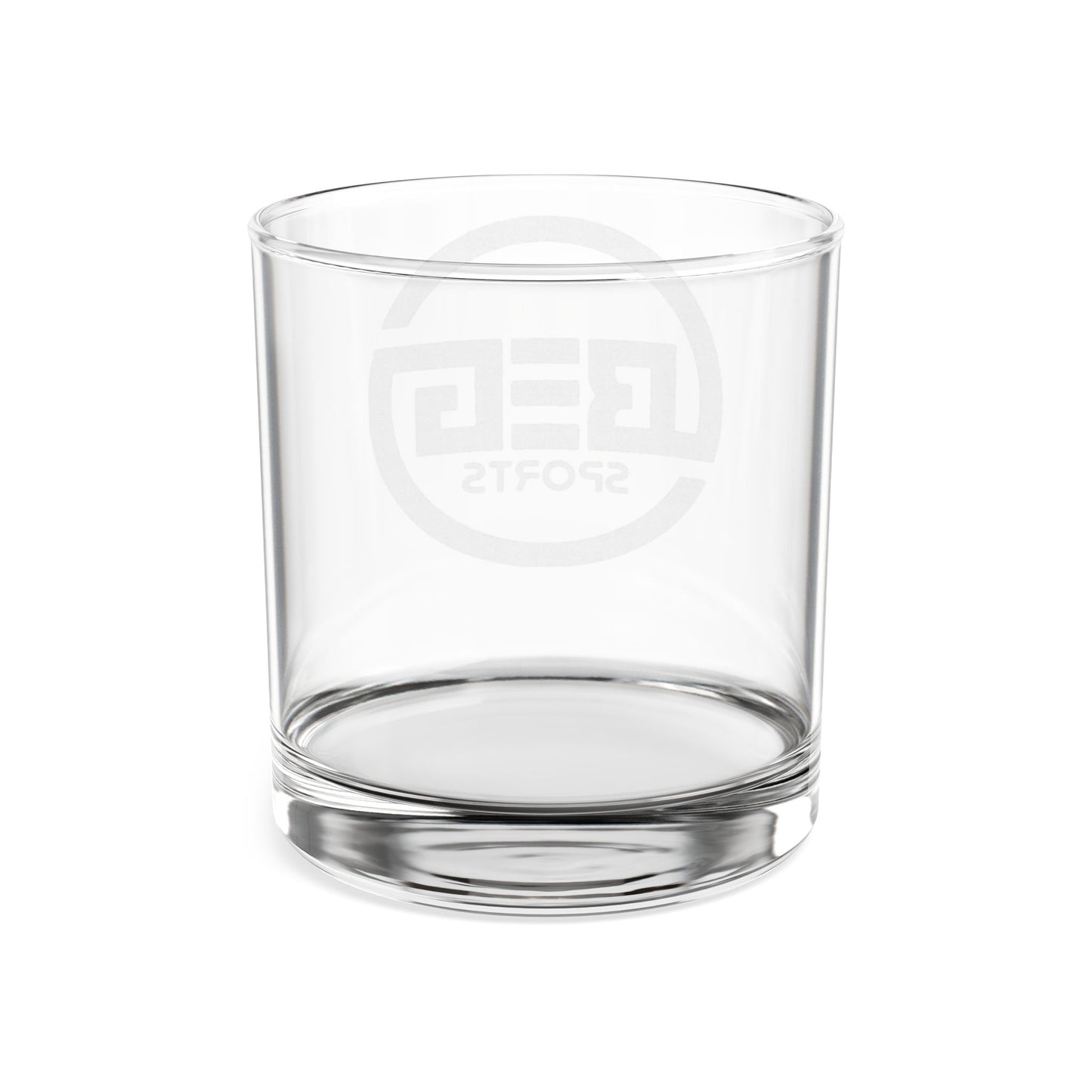 BEG Sports Engraved 10.5oz Whiskey Glass — Personalized Rocks Glass for Gin, Scotch & Bourbon