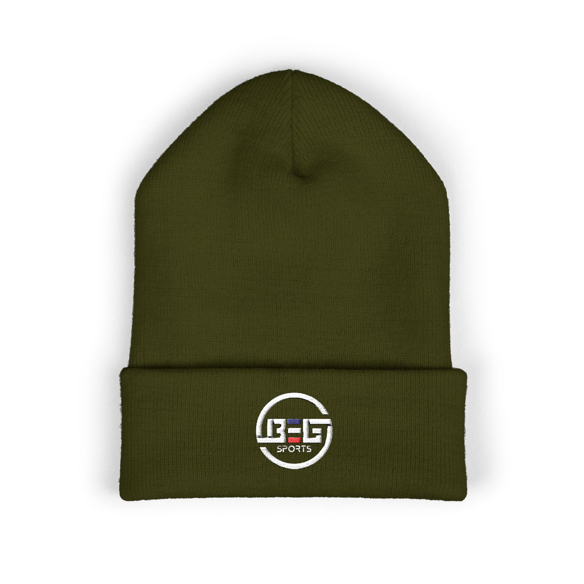 BEGnie Embroidered Classic Cuffed Beanie – Minimal Logo Knit Hat