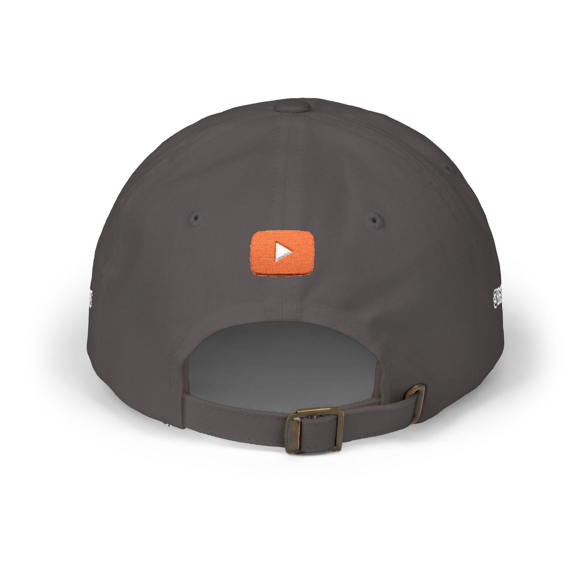 BEG Sports Embroidered Retro Sports Dad Cap with YouTube Play Button