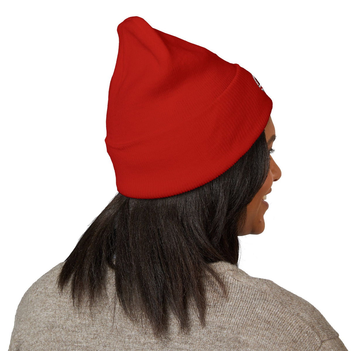 BEGnie Embroidered Classic Cuffed Beanie – Minimal Logo Knit Hat
