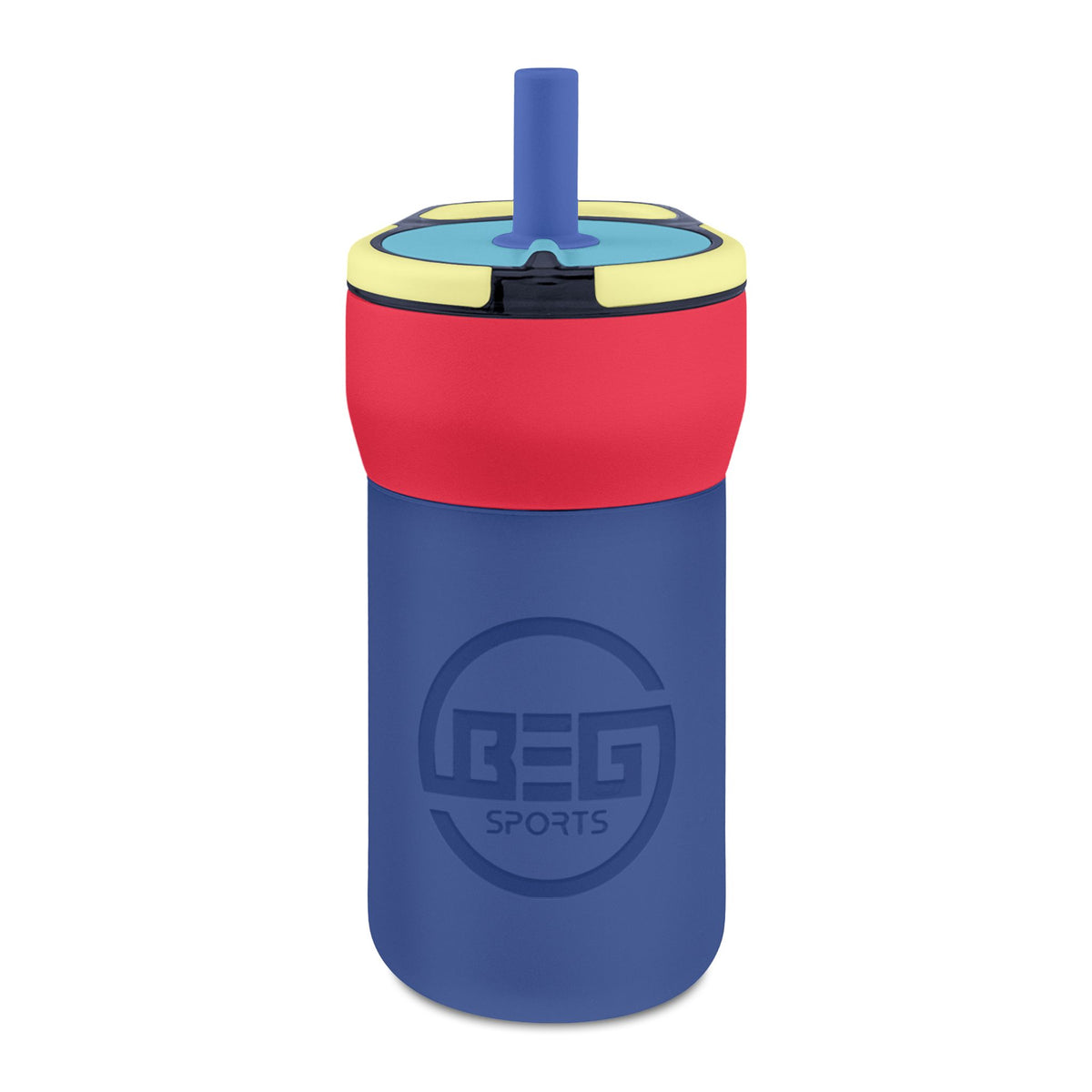 BEG Kids 12oz Leakproof Straw Tumbler — Engraved Insulated Spill‑Proof Cup